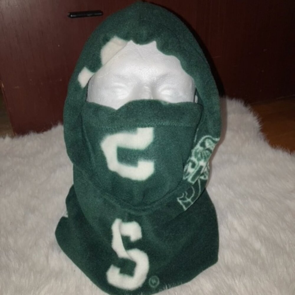 Michigan State Spartans Original Polar Fleece Hood fleece for winter